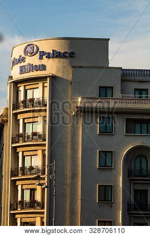 Hilton Athenee Palace Hotel In Downtown Bucharest, Romania, 2019