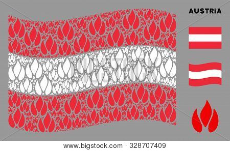 Waving Austrian Vector & Photo (Free Trial) | Bigstock