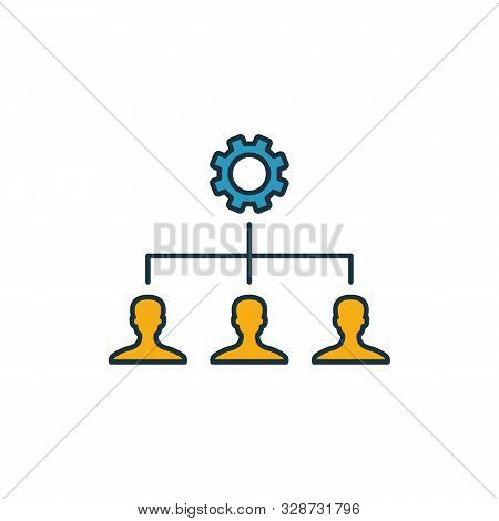 Collaboration Outline Icon. Thin Line Element From Crowdfunding Icons Collection. Ui And Ux. Pixel P