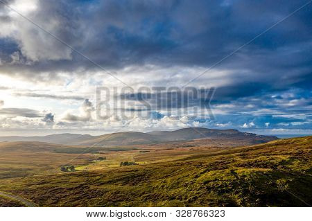 Aerial View From Glengesh Pass By Ardara, Donegal, Ireland