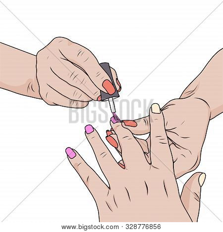 Manicure Is A Cosmetic Beauty Treatment For The Fingernails And Hands, Performed At Home Or In A Nai