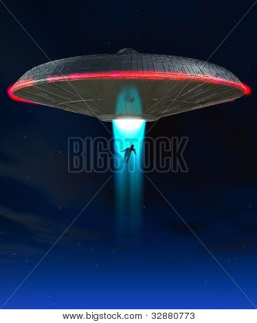 Bir insan ama kaçırırlar bir Ufo