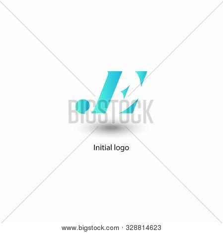 Initial Letter J E , Vector Design In Eps 10