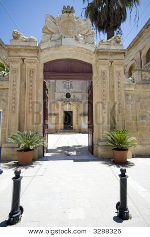 Eintrag Gate Vilhena Palace Mdina malta