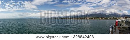 Panorama View Of The Versilia Coast: Forte Dei Marmi, Tuscany, Italy