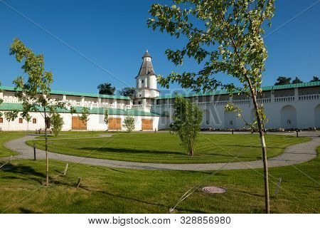 Gethsemane Tower. Resurrection New Jerusalem Stauropegial Monastery. The City Of Istra. Moscow Regio