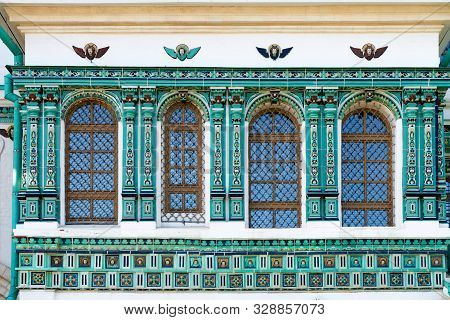 The Restored Tiled Decor Of The Cathedral Of The Resurrection Of Christ In The Resurrection New Jeru