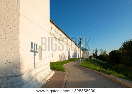 Gate Elizabethan Tower. Resurrection New Jerusalem Stauropegial Monastery. The City Of Istra. Moscow
