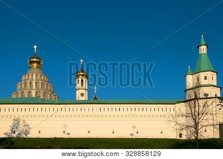 Tower Of David House. Resurrection New Jerusalem Stauropegial Monastery. The City Of Istra. Moscow R