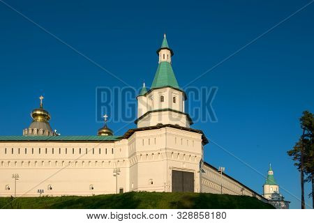 Tower Of David House. Resurrection New Jerusalem Stauropegial Monastery. The City Of Istra. Moscow R