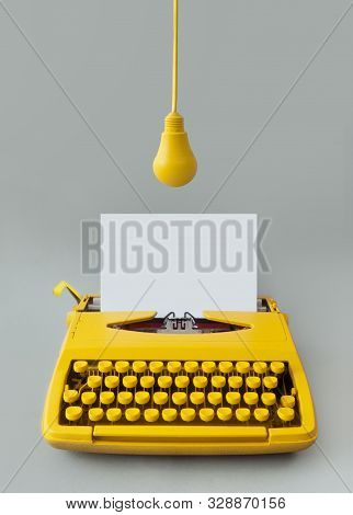 Vintage Typewriter, Creativity, New Idea