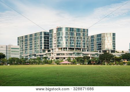 Singapore-31 May 2018: Singapore Olexy Bizhub Industry Office Building View