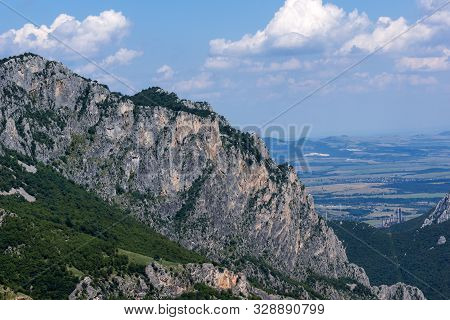 Landscape Of Vratsata Pass,  Town Of Vratsa And Village Of Zgorigrad At Balkan Mountains, Bulgaria