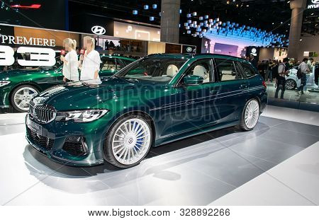 Frankfurt, Germany, September 09-2019: Bmw Alpina B3 Touring Allroad Iaa 2019