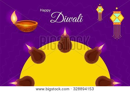Beautiful Diwali Greeting With Indian Festivity