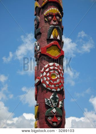 Aboriginal Totem Pole