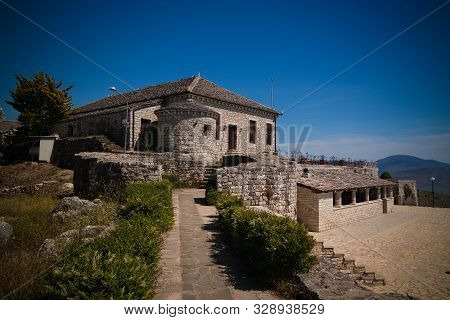 Landscape Inside The Lekuresi Castle And Military Bunkers Near Saranda, Albania
