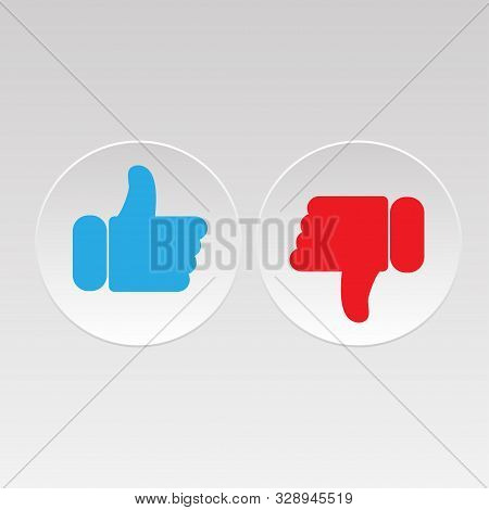Icon Of The Hand Like Or Disliked