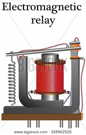 Electromagnetic Relay Vector & Photo (Free Trial) | Bigstock