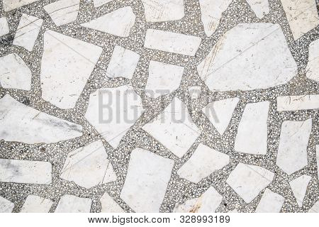 Background Texture Of Tiled Flooring. Building Materials For The Floor.