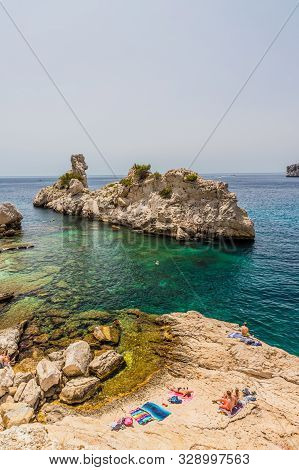 Calanques Marseille France. June 24 2019. A View Of Calanques In Marseille France