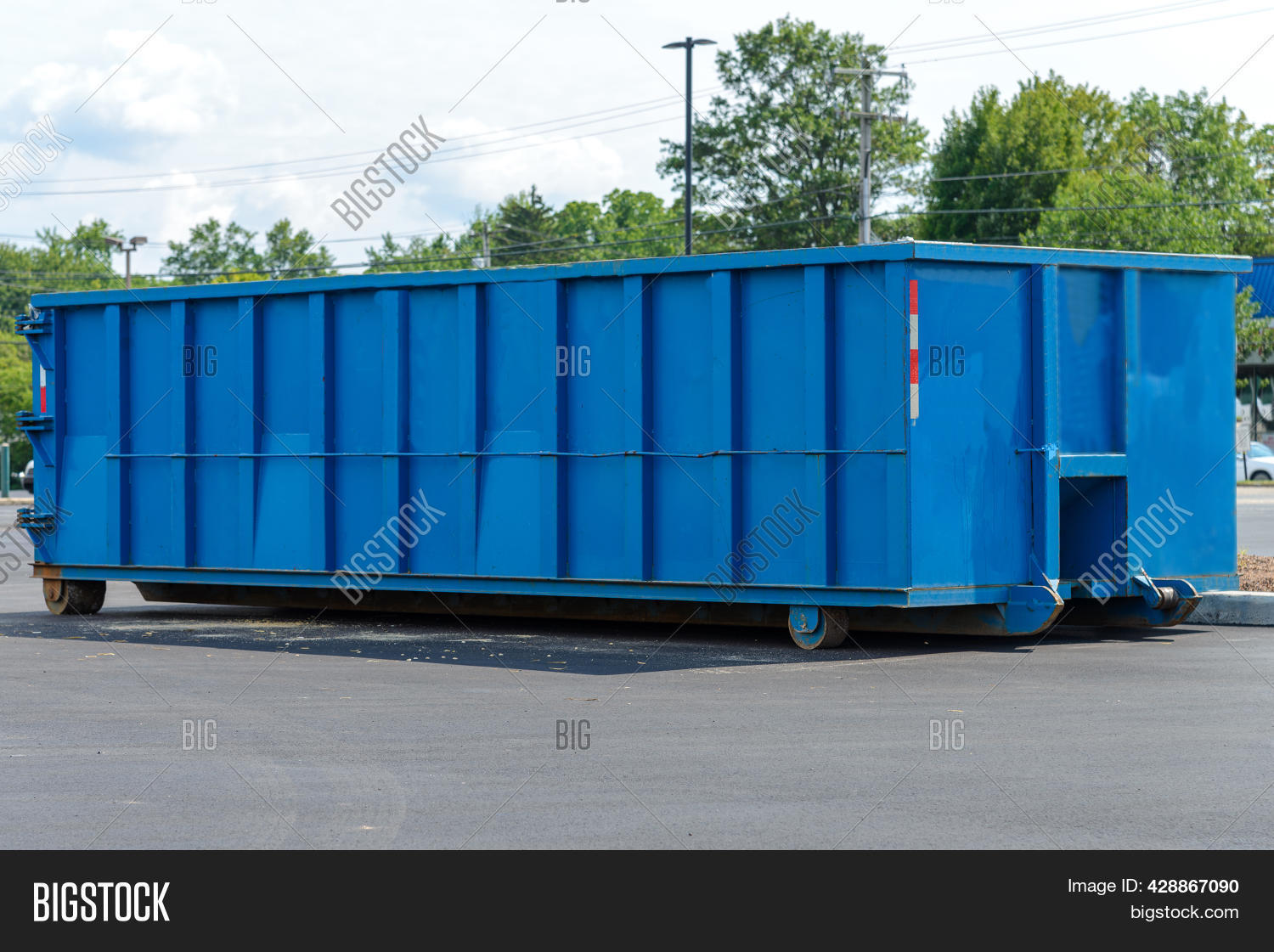 Large Iron Dumpster Image & Photo (Free Trial) Bigstock