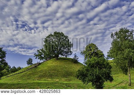 Alytus Castle Mound, Wooden Stairs To The Top Of The Mound