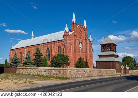 Church Of St Andrew The Apostle In Naroch Village, Minsk Region, Belarus.