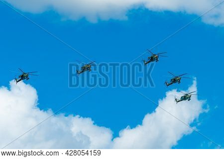 May 7, 2021, Moscow, Russia. Mi-28n 