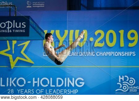 Kyiv, Ukraine - August 5, 2019: Lou Massenberg Of Germany Performs During Team Event Final Of The 20