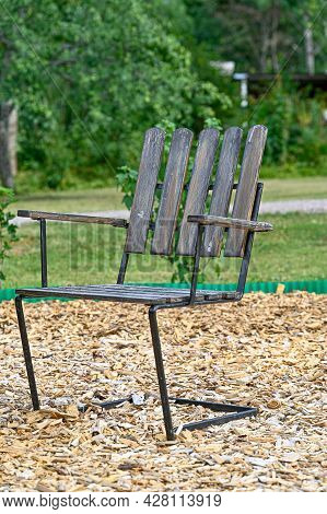 One Outdoor Furniture From Grythyttan With Springy Seat
