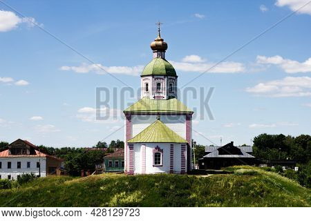 Russia, Suzdal, June 2021: Church Of Elijah The Prophet On Ivanova Hill In Suzdal