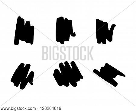 Vector Grunge Backgrounds. Dirty Artistic Vector Design Elements For Text, Labels, Logo.