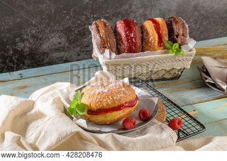 Portuguese Fried Dough With Sugar