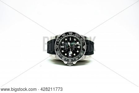 Bangkok, Thailand - 11 March 2019 : Rolex Gmt Master 2 Is A Popular Sport Model Of Rolex Watch.it Is