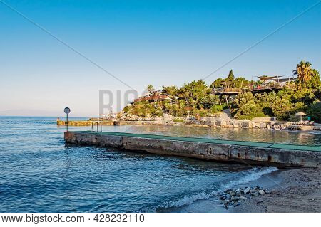 Kusadasi,aydin,turkey- July 19,2021.the View From Pinebay Holiday Village And Resort In Kusadasi, In