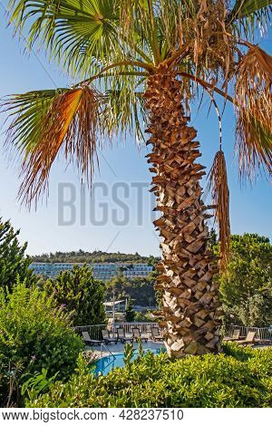 Kusadasi,aydin,turkey- July 19,2021.the View From Pinebay Holiday Village And Resort In Kusadasi, In