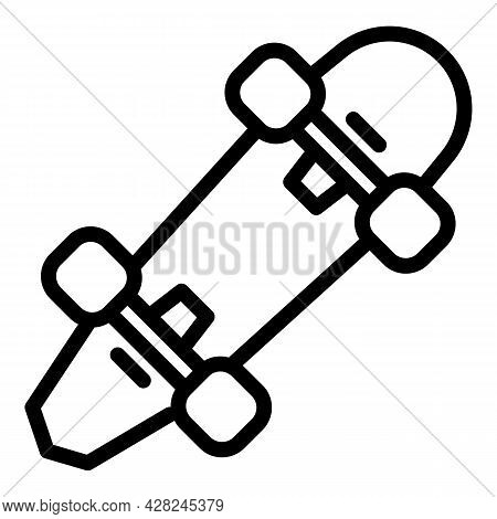 Penny Skateboard Icon. Outline Penny Skateboard Vector Icon For Web Design Isolated On White Backgro