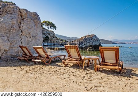 Kusadasi,aydin,turkey- July 20,2021.the View From Pinebay Holiday Village And Resort In Kusadasi, In