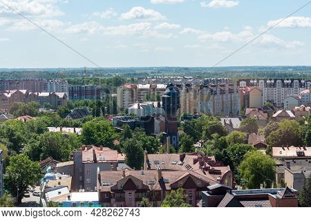 Russia, Zelenogradsk June 2021 Kranz Water Tower. The City Water Tower Was Built In Kranz In 1904. T