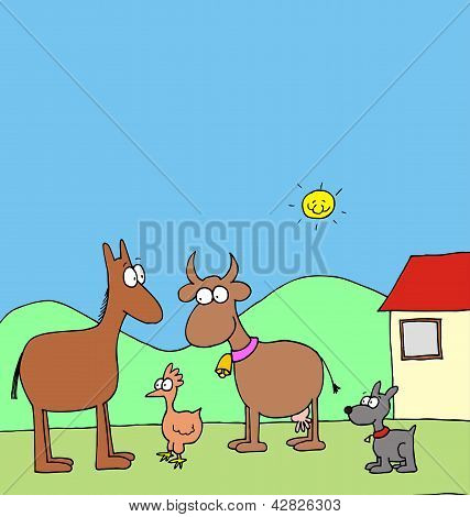 ファームの動物