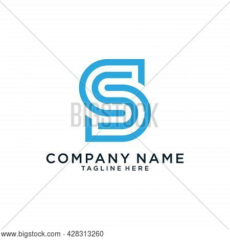 Initial Letter S Vector Logo Design Concept.