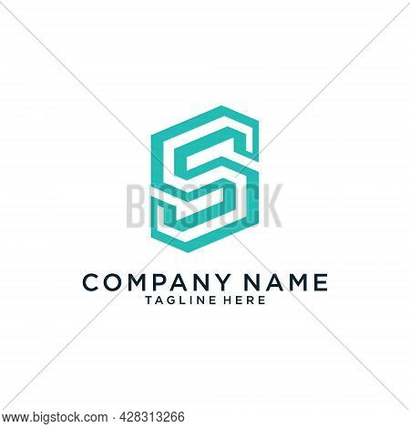 Initial Letter S Vector Logo Design Concept.