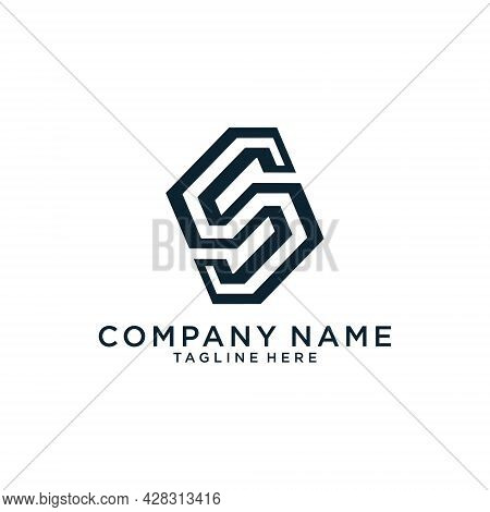 Initial Letter S Vector Logo Design Template.