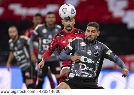 Rio, Brazil - July 29, 2021: De Arrascaeta Player In Match Between Flamengo 6 Vs 0 Abc By Brazilian 