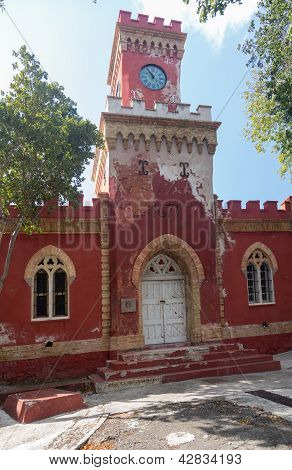 Fort Christian i Charlotte Amalie St Thomas