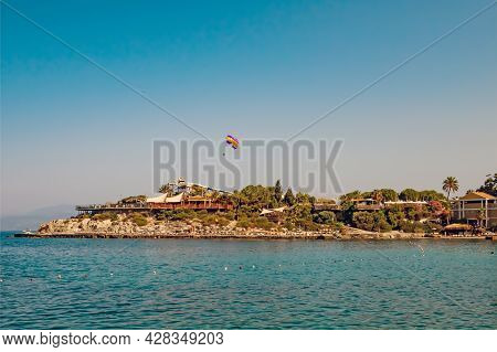 Kusadasi,aydin,turkey- July 21,2021.the View From Pinebay Holiday Village And Resort In Kusadasi, In