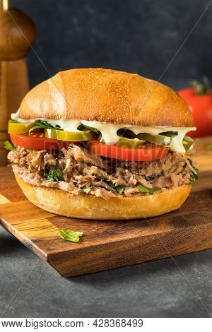 Homemade Mexican Pork Torta Sandwich