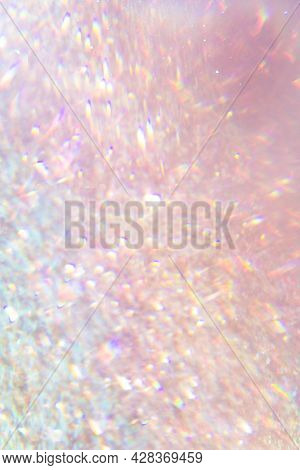 Pink hologram glittery background design