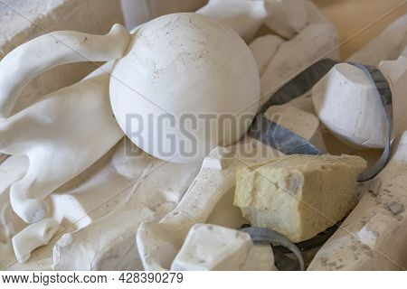 Inside The Workshop Of A Faience Manufacturing Company. Konakovo, Russia